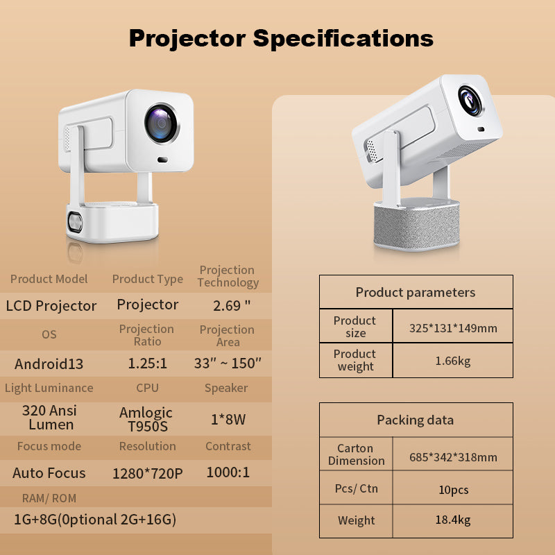 AuraLux™ Portable LCD Home Theatre