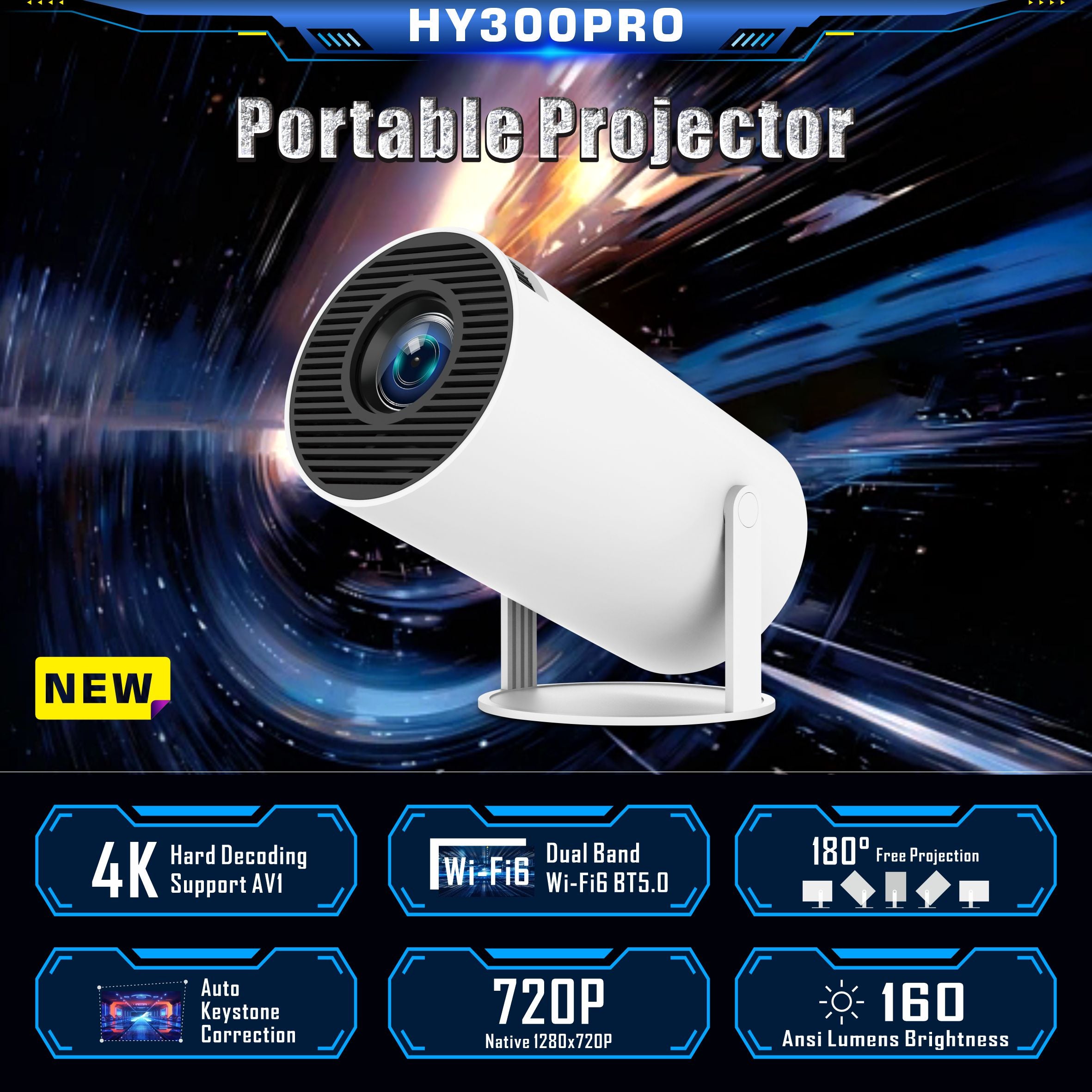 AuraCine™ Portable Home Theater
